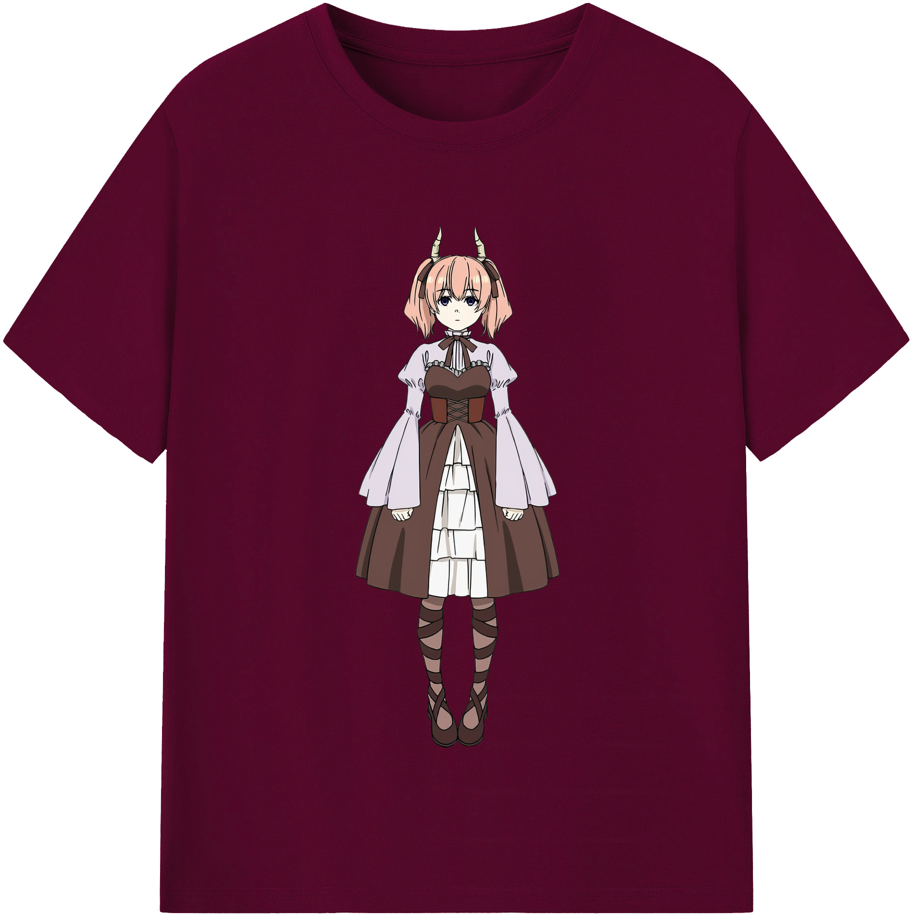 （画像用） 葬送のフリーレン Frieren レディースカジュアルプリントTシャツ（綿100％）